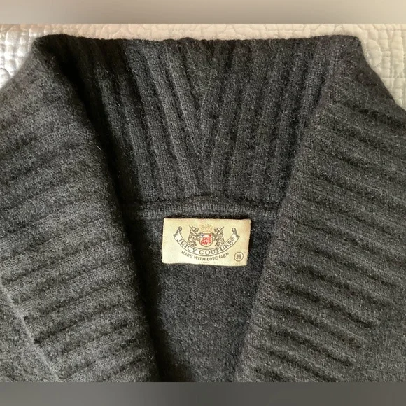 Juicy Couture Cashmere Sweater Coat - Picture 2 of 12